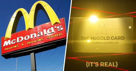 McDonald's McGold Card: How to win free McDonald's for life.